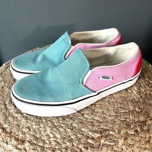 Vans Multicolored Slip On Sneakers